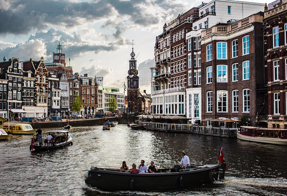 Barco, Turístico, Viagem, Turismo, Amsterdam, Cidade
