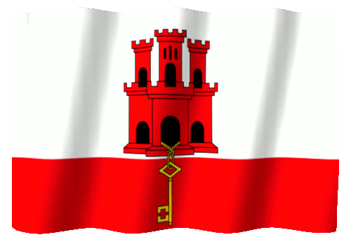 ジブラルタル 国旗 波 - Pixabayの無料GIF