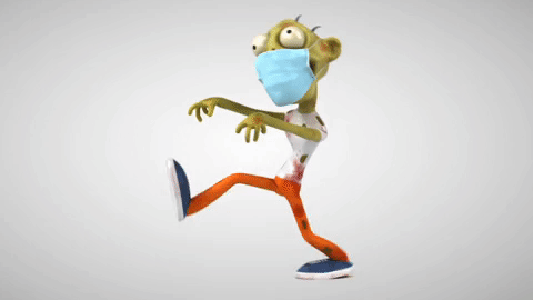 zombi corriendo gif