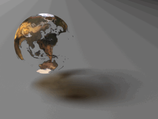 Leadigol 12cm World Globe With Stand, World Globe With Round Base