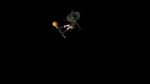 Penyihir, Halloween, Sapu, Penerbangan