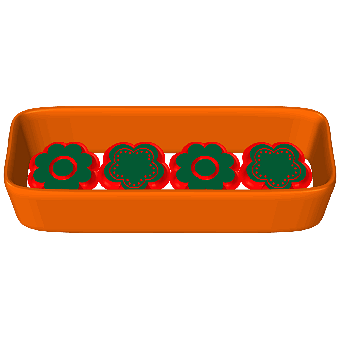 Flowers, Flora, Cash Register, 3D