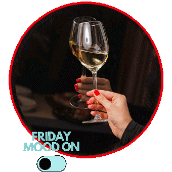 Friday Wine Hand Mirror Nail Polish