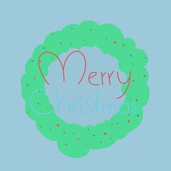Merry, Christmas, December, Greeting