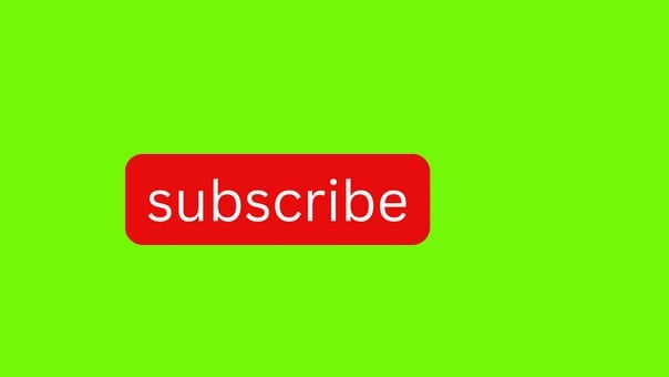 Youtube, Subscribe Botton, Green Screen