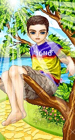 Avatar, Male, Sitting, Tree