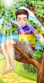 Avatar, Male, Tree, Sitting