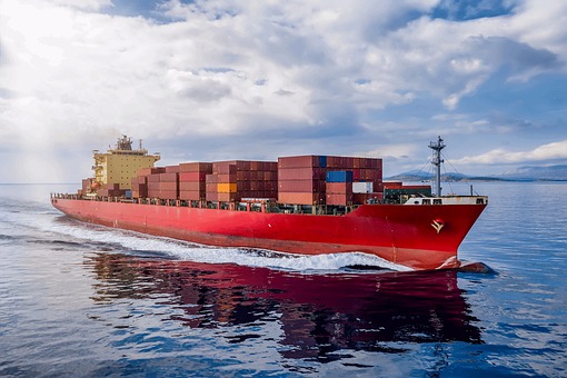 Navio Porta-Contentores, Oceano, Navio