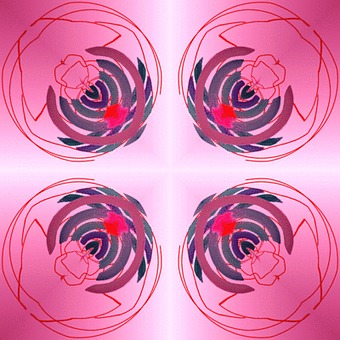 Kaleidoscope, Template, Pattern
