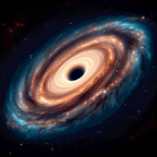 Milky Way Black Hole Gif Andromeda Galaxy Scanned With High Energy