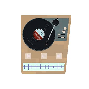 Music Player, Wave, Visualizer, Vinyl