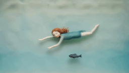 鱼 女孩 游泳 - Pixabay 上的免费 GIF 动图