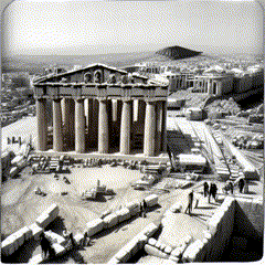 Parthenon Acropolis Temple - Free GIF on Pixabay
