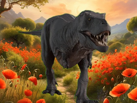 T-Rex, Natur, Firben, Farligt, Triade