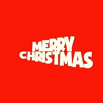 Text, Phrase, Merry Christmas, Red