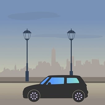 Car, Drive, City, Joyride