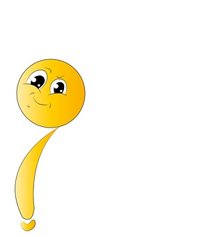Gif animata di un punto interrogativo pensante, che ha un'idea per risolvere il problema