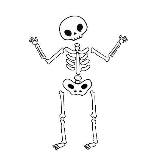 Skeleton Bones Creepy - Free GIF on Pixabay