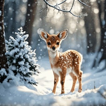 Fawn, Deer, Cub, Wild, Forest