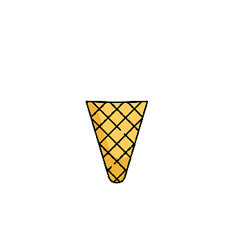 Ice Cream, Melt, Cone