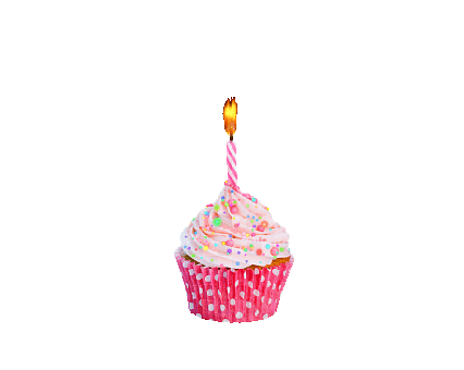 Birthday Cake, Cupcake, Glitters