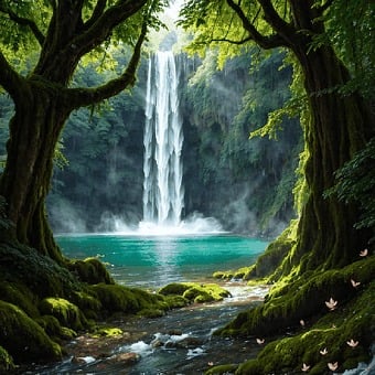 Waterfall, Nature, Landscape