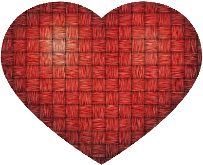 Heart, Woven, Texture