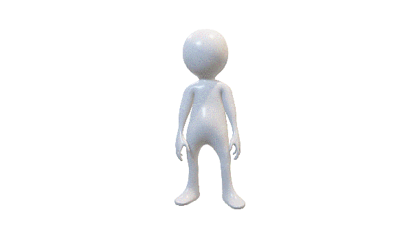 STICK MAN DISMISSING GESTURE