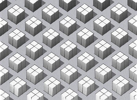 Cube, Geometric, Abstract, Drawing