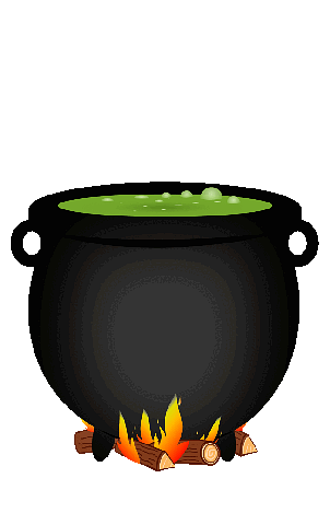 Halloween, Kawah, Pot, Obat