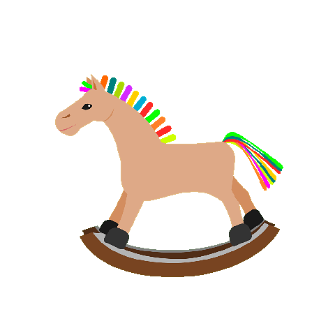 Horse, Toy, Sway, Cute, Animal, Nature