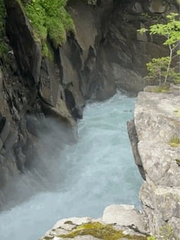 Garganta, Río, Rocas, De Flujo Rápido
