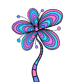 Blume, Blüte, Bunt, Streifen, Muster