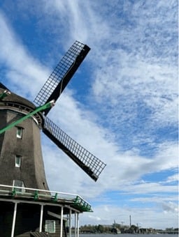 Windmill, Sky, Clouds, Blades, Structure