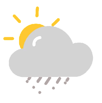 Sun, Rain, Weather, Cloud, Animated