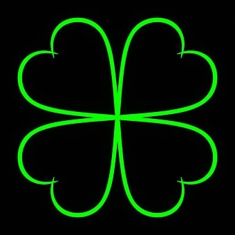 Koniczyna, Czterolistna, 4-Liść, Symbol