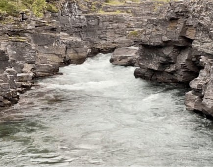 Río, Cañón, Rocas, Agua Turbulenta