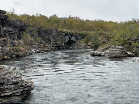 River, Rocks, Flowing Water, Landscape