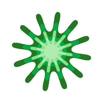 Green, Star, Loader, Spinner, Geometric
