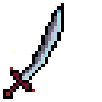 Sword, Flame, Pixel Art