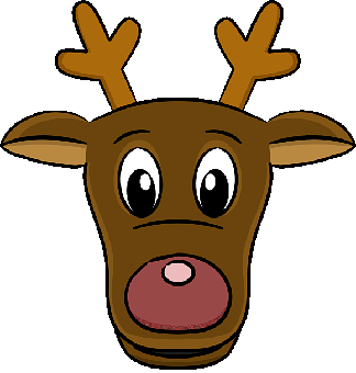 Reindeer, Rudolph, Christmas, Red Nose