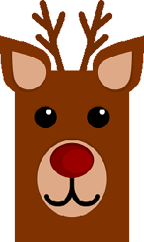 Rudolph, Reindeer, Red Nose Reindeer