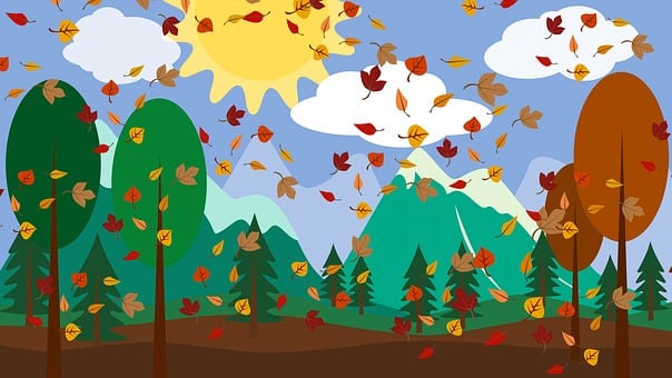 秋天 太阳 森林 - Pixabay 上的免费 GIF 动图