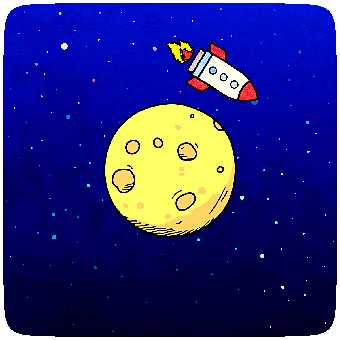 Rocket, Space, Cartoon, Rocketship