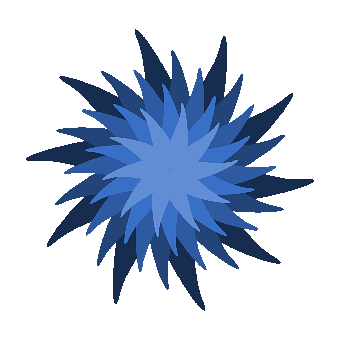 Biru Bintang Bunga - GIF Gratis di Pixabay