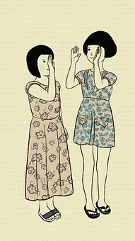 High Five, Childhood, Sisters, Asian