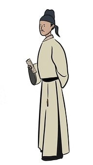 Man, Book, Read, Hanfu, Chinese Hanfu