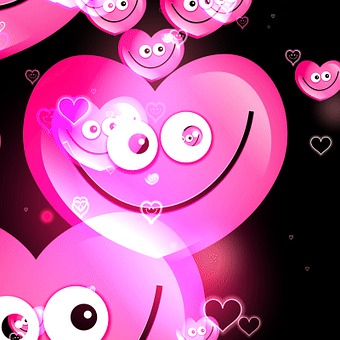 Pink, Hearts, Love, Romance, Valentine