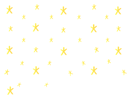 Stars, Yellow, Hand Drawn, Pattern
