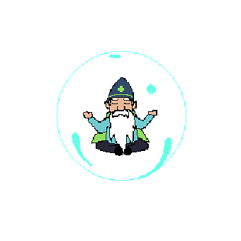 Elder, Wizard, Meditation, Fantasy, Pixel Art